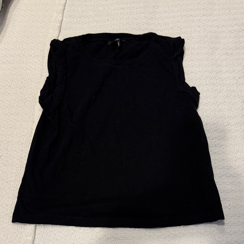 PAIGE Black Muscle Tee